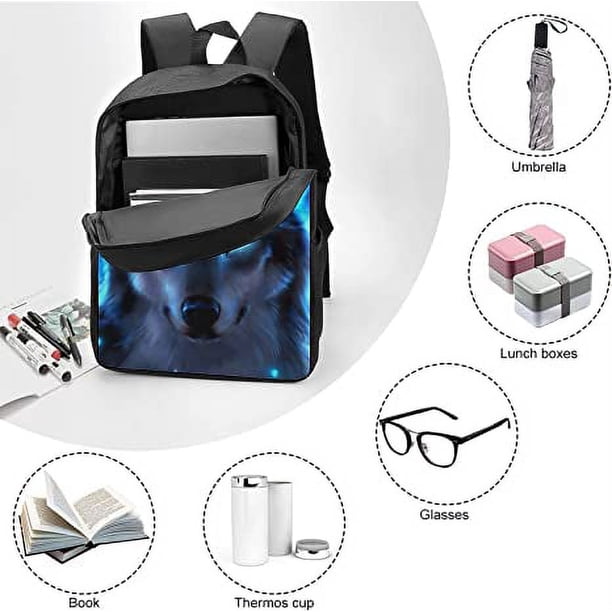 Mochila Escolar Resistente Al Agua, Entrada USB, Color: Azul