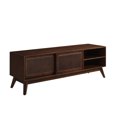 thumbnail image 4 of 59-Inch Rattan TV Console | Supports Large TVs, Solid Wood Legs for Durability, 4 of 6