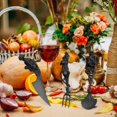 thumbnail image 5 of Black Regalo de Halloween, juegos de cubiertos esqueléticos, vajilla de Metal, tenedor, cuchara, cuchillo, cubiertos, vajilla, decoración para fiesta navideña, 5 of 5