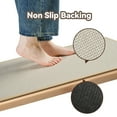 thumbnail image 6 of SIXHOME Washable Kitchen Rug, Absorbent Non-Slip Woven Floor Mat, 20"x48", Beige, Rugs for Sink, Laundry, Hallway, Bathroom, 6 of 8
