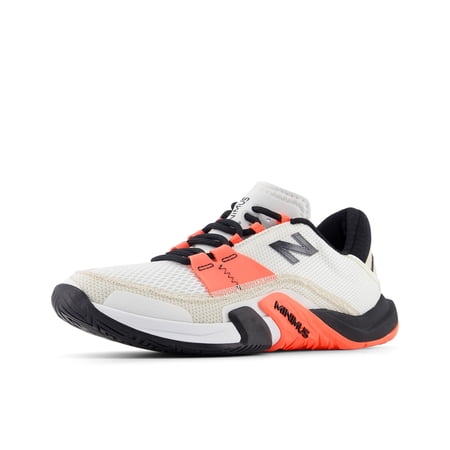 New Balance Women's Minimus TR V2 Cross Trainer, Sea Salt/Bisque/Urgent Red, 9 M