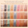 thumbnail image 3 of Eyeshadow Shimmer Stick,2 In 1 Dual-Ended Cream Eyeshadow Stick,Retractable and Blendable Eye Shadow Stick for Long-Lasting Colorful Eye Makeup, 3 of 6
