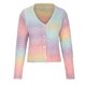 thumbnail image 5 of Pntutb moda mujer Casual manga larga botón Tie-dyed suéter corto señoras prendas de vestir liquidación Pntutb Pntutb-1460, 5 of 6