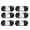 Charcoal, variant on Loops & Threads Charisma Tweed Stripe Yarn - Multicolor Yarn for Knitting, Crochet, Weaving, Arts & Crafts - Cappuccino, Bulk 6 Pack