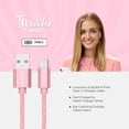 thumbnail image 4 of Liquipel Powertek Twizzler USB-A to USB-C - Pink, 4 of 7
