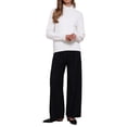 thumbnail image 2 of Suéter de cuello alto INSPIRE CHIC para mujer, de manga larga, casual, de punto, XS, blanco, otoño-invierno, 2 of 6