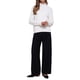 thumbnail image 2 of Suéter de cuello alto INSPIRE CHIC para mujer, de manga larga, casual, de punto, XS, blanco, otoño-invierno, 2 of 6