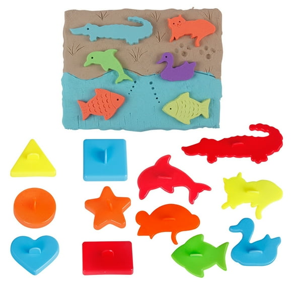 Ensemble de 12 Moules à Sable Créatifs, Mode, Amusants, Jouet de Moulage de Sable, Jouet de Plage pour Enfants