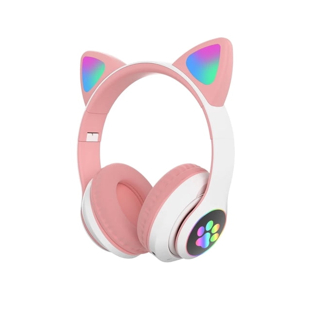 Auriculares inalámbricos STN28 Cat Overear Bluetooth 5.0 Rose