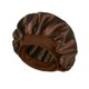 thumbnail image 2 of Gorro de dormir de satén para mujeres y hombres, gorro elástico cómodo que mantiene el peinado, color café., 2 of 3