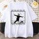 thumbnail image 2 of Camiseta con estampado gráfico de Anime Satoru Gojo para hombres y mujeres, Tops casuales Y2K, camisetas personalizadas de cuello redondo, nuevas, calientes, 2 of 5