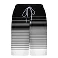 thumbnail image 5 of LIBRCLO Mens Swim Trunks with Liner 2 in 1 Quick Dry Bathing Suits Striped Tree Print Lightweight Breathable Board Shorts Summer Beach Shorts White XXL, 5 of 6