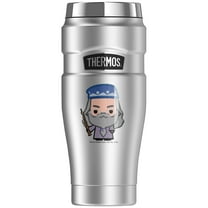 Harry Potter Dumblesore Cute Chibi, THERMOS STAINLESS KING Stainless Steel Travel Tumbler, Vacuum insulated & Double Wall, 16oz