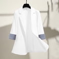 thumbnail image 5 of Taqqpue Lady's Spring/summer Style Three-quarter Sleeve Business Coat, 5 of 9