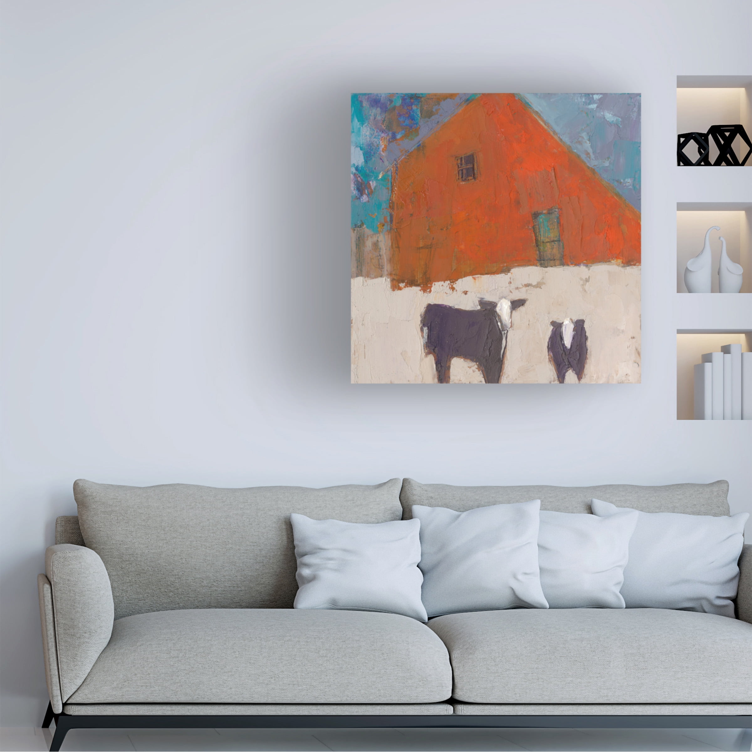 Sue Jachimiec 'Hazel Barn' Canvas Art
