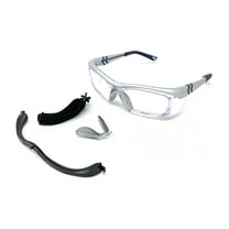 OnGuard Safety OG-225S Eyewear w/Dust Dam Silver Navy 57mm (57-16-135) Medium
