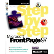 Angle View: Microsoft FrontPage Step by Step, with CD-ROM (Step by Step (Microsoft)), Used [Paperback]
