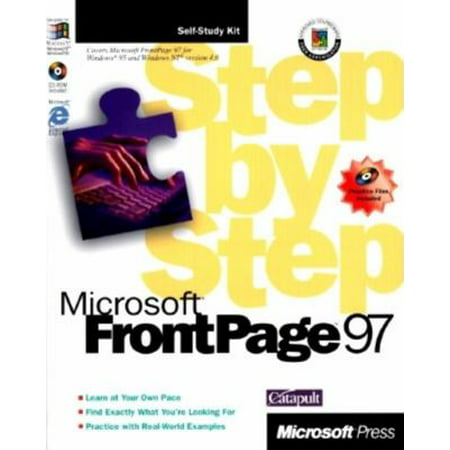 Microsoft FrontPage Step by Step, with CD-ROM (Step by Step (Microsoft)), Used [Paperback]