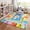 Alphabet Map, variant on Janvonne Kids Educational Area Rug for Learning USA Map,Alphabet, Numbers, Colors, Season,Non-Slip Machine washable Carpet for Nursery, Playroom,4x5ft