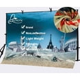 thumbnail image 4 of ABPHOTO Polyester 7x5ft Amazing Undersea View Backdrop Famous European Style Landscapes Photography Background, 4 of 5