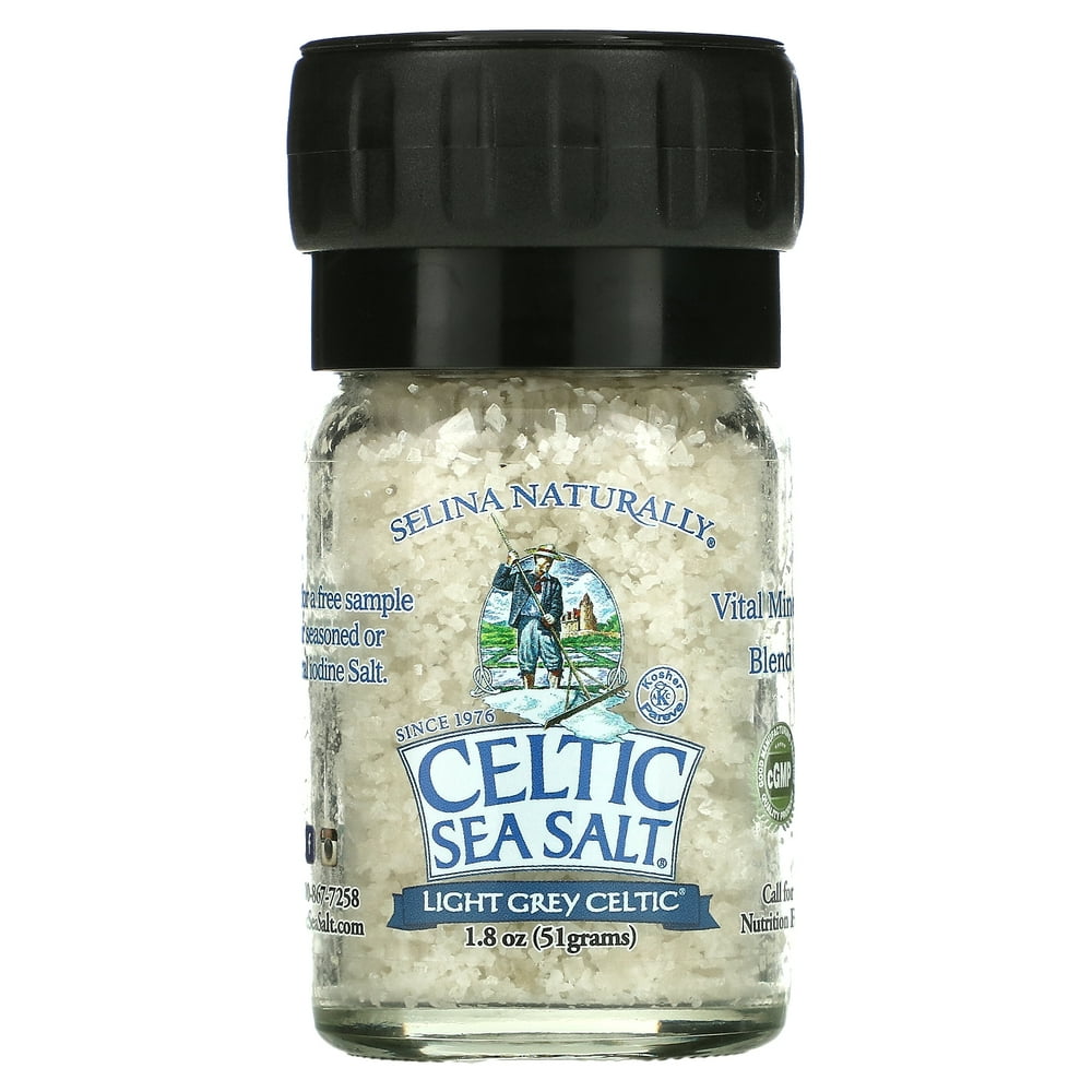 Selina Naturally Light Grey Celtic Celtic Sea Salt, 1.8 oz