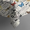 thumbnail image 5 of Butterfly Text Pattern Square Tablecloth,Waterproof Square Table Cover,Wipeable Spillproof Washable Table Cover for Home Kitchen Party Decor 42"X42"(107x107cm), 5 of 6