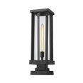 thumbnail image 1 of Z-Lite 1 Luminaire Extérieur 586PHBS-SQPM-BK, Noir, 1 of 15