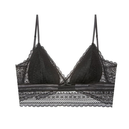 

Knosfe Women s Support Backless Bralette Cami Lace Comfort Yoga Bras S