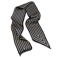 thumbnail image 1 of CSChome Women Neck Scarf Women Neck Scarf Striped Satin Triangle Edge Wide Band Commute Hair Band, 1 of 7