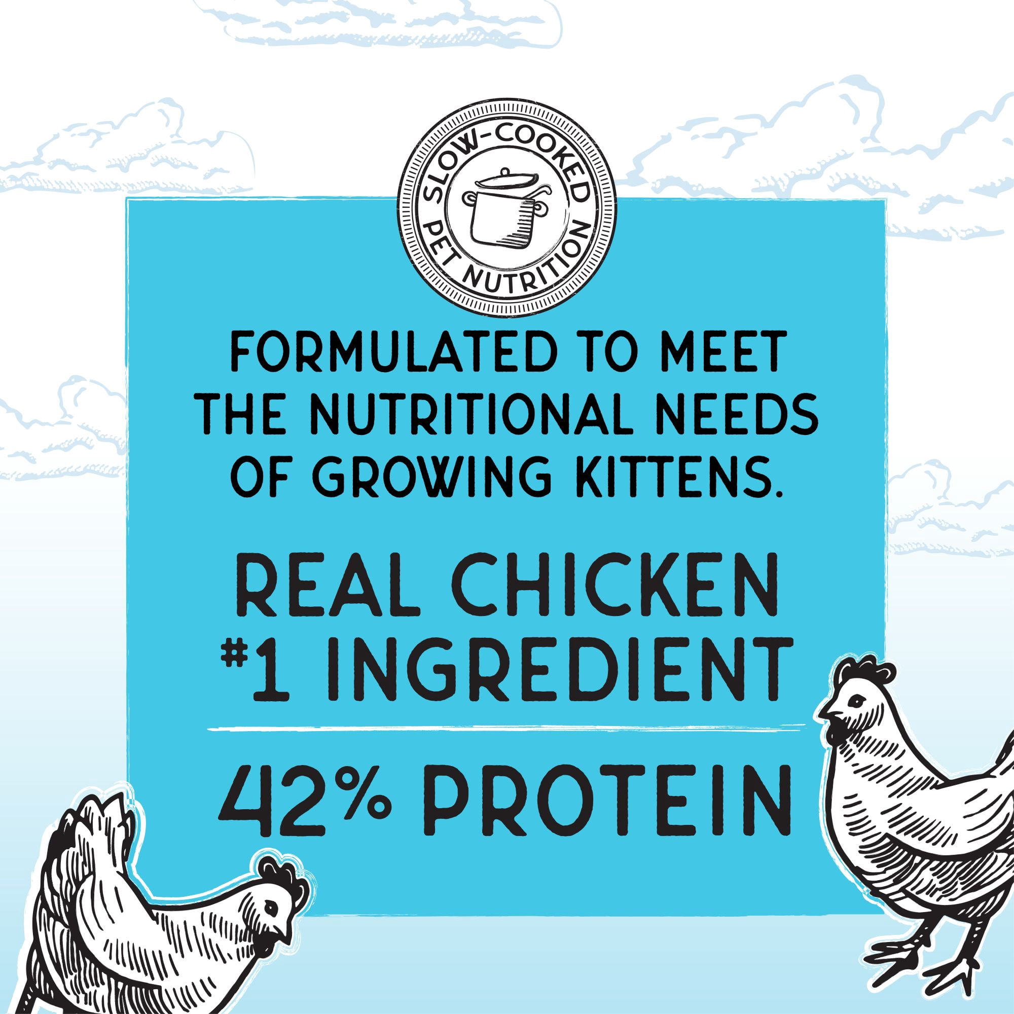 Blackwood Bounty Dry Kitten Food Chicken & Herring - 10 lb.