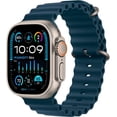 thumbnail image 1 of Apple Watch Ultra 2 (GPS + Cellular) 49mm Titanium Case with Blue Ocean Band - Titanium, 1 of 3