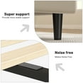 thumbnail image 2 of EnHomee Twin Size Bed Frame with Headboard Upholstered Bed Frame Twin with Storage Twin Size Bed Frame with Charge Station Beige, No Box Spring Needed, Noise Free, 2 of 8