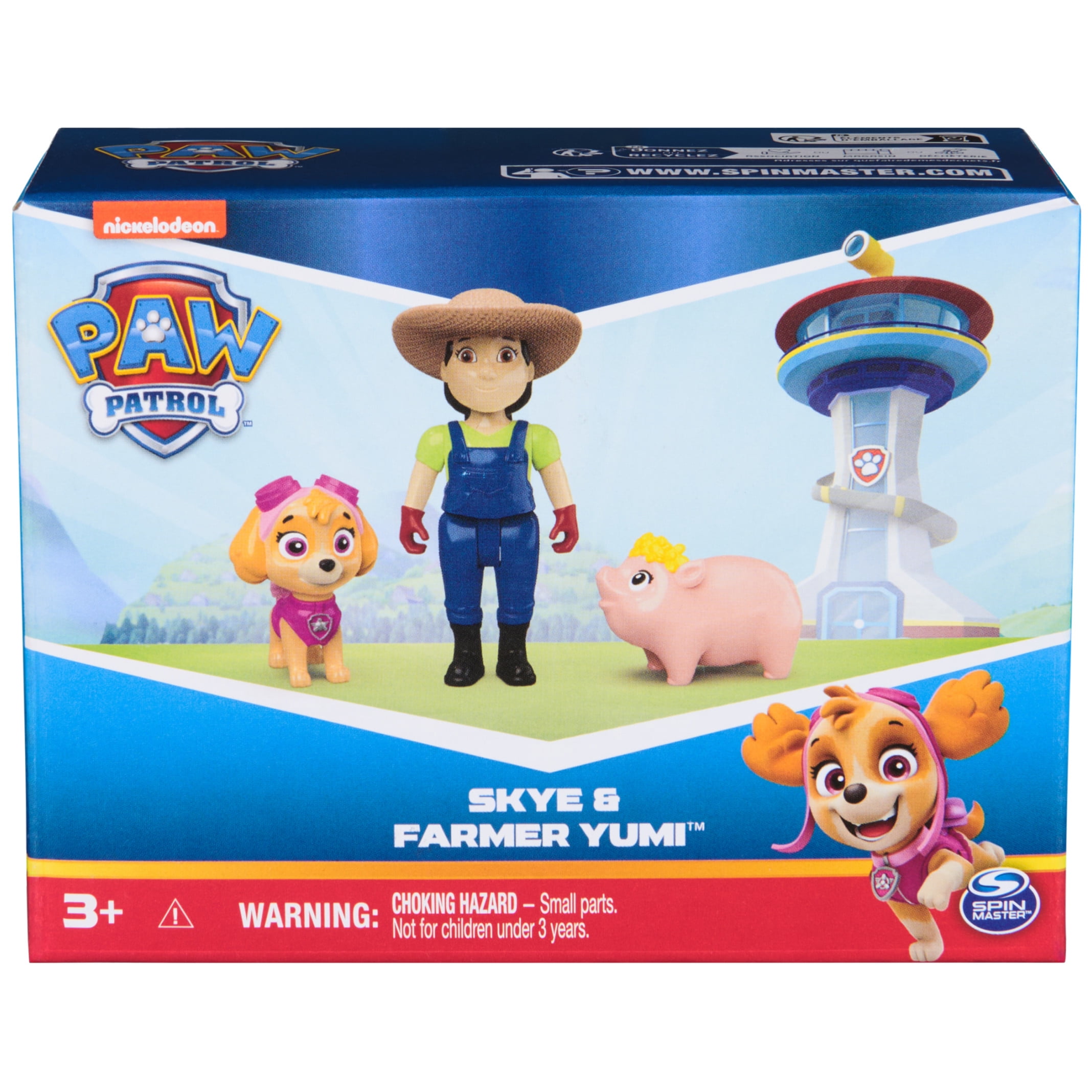 Paw Patrol Skye & Farmer Yumi Toy Figures set