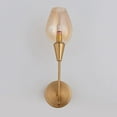 thumbnail image 4 of Glass Wall Lamp Modern Gold Wall Sconce Vanity Light, Interior Wall Mount Lighting Fixture Home Decor Wall Lamps, Bedroom Bedside Living Room Corridor Stairs Wall Sconces, 4 of 5