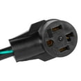 thumbnail image 4 of 30-Amp NEMA 10-30P 3-Prong Plug to 30-Amp NEMA 4-Prong 14-30R Outlet, Appliance Adapter with 12-Inch Extension Cord and Grounding Wire (PC1014), 4 of 5