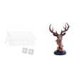 thumbnail image 1 of Cesta de almacenamiento colgante,Cesta de almacenamiento para gabinete organizador de pared colgante,Figura de cabeza de ciervo,Adorno de cabeza de ciervo,estatua de animal decorativa,Figura de, 1 of 8