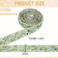 thumbnail image 2 of Uxcell 3 Rollos de 1 Yarda x 0.79" Cinta de Cristal con Strass, Cinta de Resina Autoadhesiva, Adornos Brillantes para Manualidades DIY, Ropa, Decoración de Fiestas, Verde Claro, 2 of 7