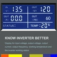 thumbnail image 4 of 1000W Solar Inverter Pure Sine Wave Inverter 24V to Backup Power Supply Inverter 12V/24 DC to AC Transformer ,Easy to Use, 4 of 4
