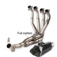 thumbnail image 2 of Motorcycle Exhaust Full Systems Front Middle Link Pipe Muffler Parts For Kawasaki Z900 For Ninja 900 2017-2023, 2 of 2