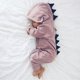 thumbnail image 1 of Recién Nacido Bebé Niños Niñas Dinosaurio Con Capucha Mameluco Mono Pijamas Ropa De Dormir, 1 of 3