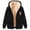 Black, variant on ZHOUCHANKIDS Christmas Themed Zippered Hooded Jacket for Men Cozy Winter Sportswear Casual Outerwear with Secure Pockets Red XL