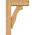 thumbnail image 3 of Ekena Millwork 7 1/2"W x 24"D x 36"H Balboa Block Smooth Bracket w/ Offset Brace, Western Red Cedar, 3 of 25