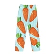 thumbnail image 5 of Sigee Cartoon Carrot Print Men's Pajama Pants - Soft Lounge Sleep Bottoms with Elastic Waistband and Pockets-XX-Large, 5 of 9