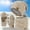 Beige, variant on Winter Hat Scarf Gloves 3 Piece Set, Fleece Lined Plaid Knit Matching Winter Set for Men Women, Cold Weather Accessory Set for Skiing Snowboarding Commute - Beige
