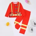 thumbnail image 3 of ATAIKU 3-8Y Toddler and Little Boy Pajamas Set Kids Long Sleeve Tee and Pants Firefighter Sleepwear Boys 2-Piece Jammies, 3 of 10