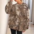 thumbnail image 3 of Womens Camo Sweatshirt Oversized Graphic Maple Leaf Print Crewneck Long Sleeve Y2k Trendy Fall Pullover Hoodies, 3 of 5