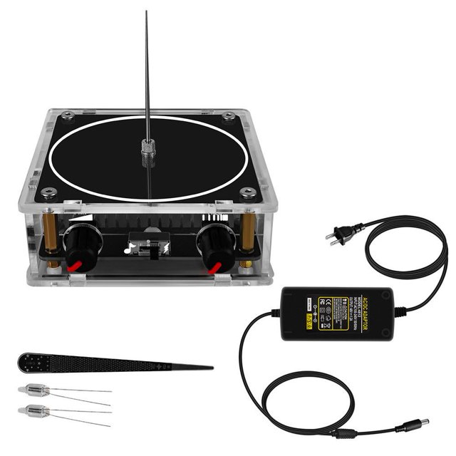 Music Coil Kit Artificial Touchable Spark Arc Generator, Bluetooth-Compatible Musical Coil, Touchable Artificial Spark Arc Generator, Electric Power Wireless Teaching Experiment Model