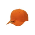 thumbnail image 1 of TopHeadwear Chapeau Ajustable à Crochets et Boucles Structurés, Orange, 1 of 2