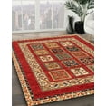thumbnail image 2 of Ahgly Company Indoor Square Abstract Red Abstract Area Rugs, 4' Square, 2 of 6