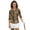Autumn Camouflage Oak Print, variant on HUIACONG Maple Leaf Women's Golf Polo Shirts Quarter Zip Polyester Spandex Fabric with Wear Resistant Tennis Activewear for Tennis Enthusiasts